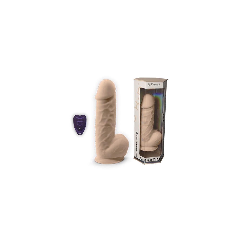 SilexD 8.5 inch Remote Controlled Vibrating Girthy Silicone Dildo - Image 11