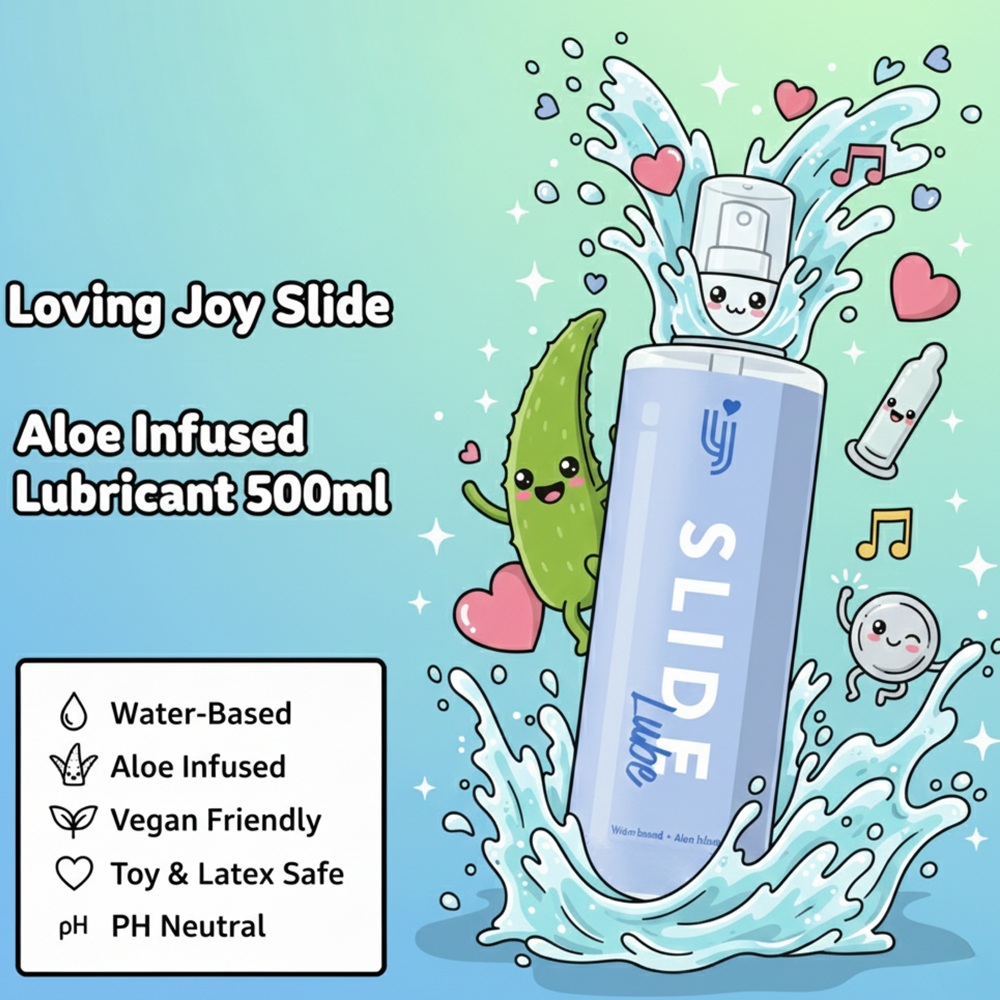Loving Joy Slide Water-Based Lubricant 500ml - Image 9